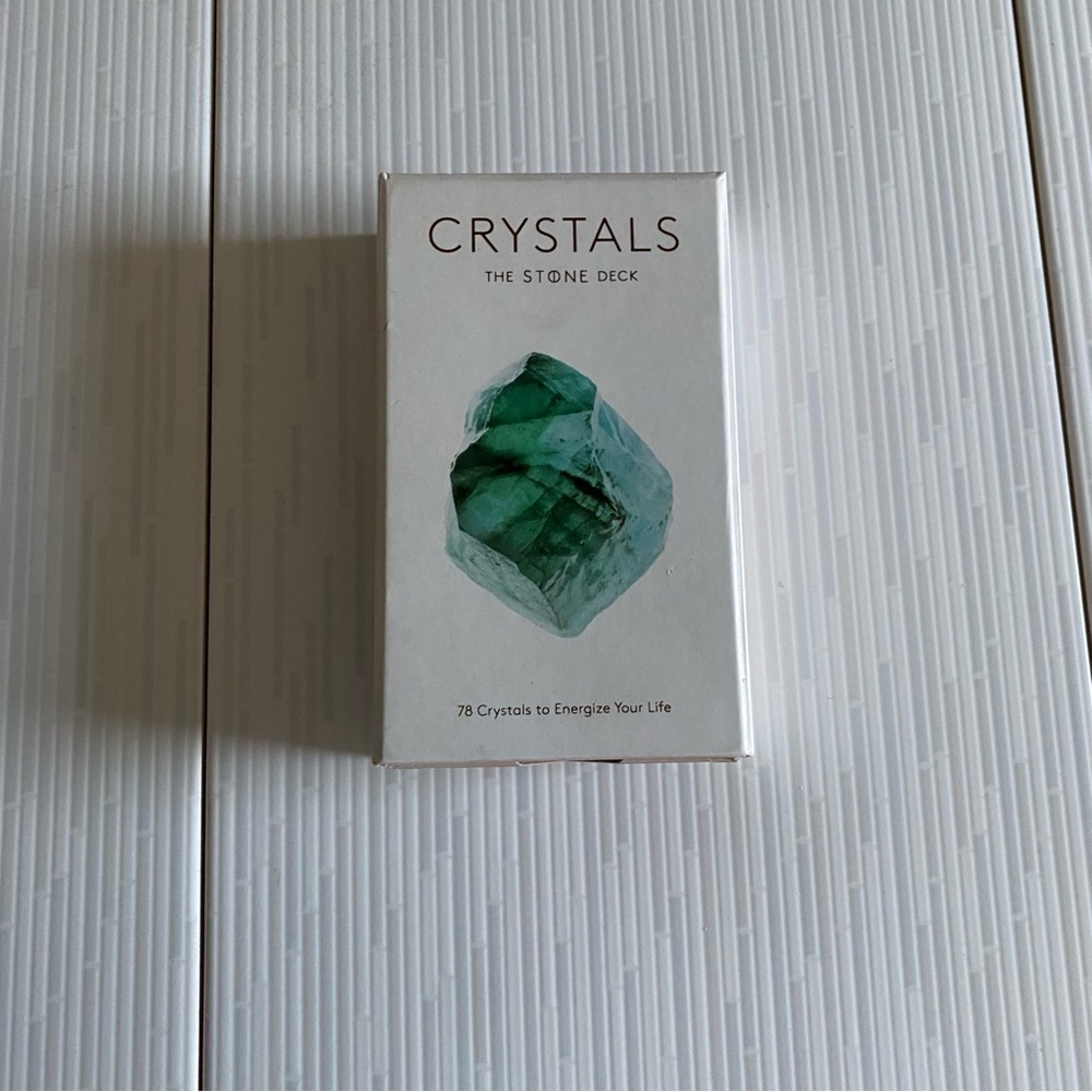 Crystals The Stone Deck Card Deck Everything you could want to learn Crystals